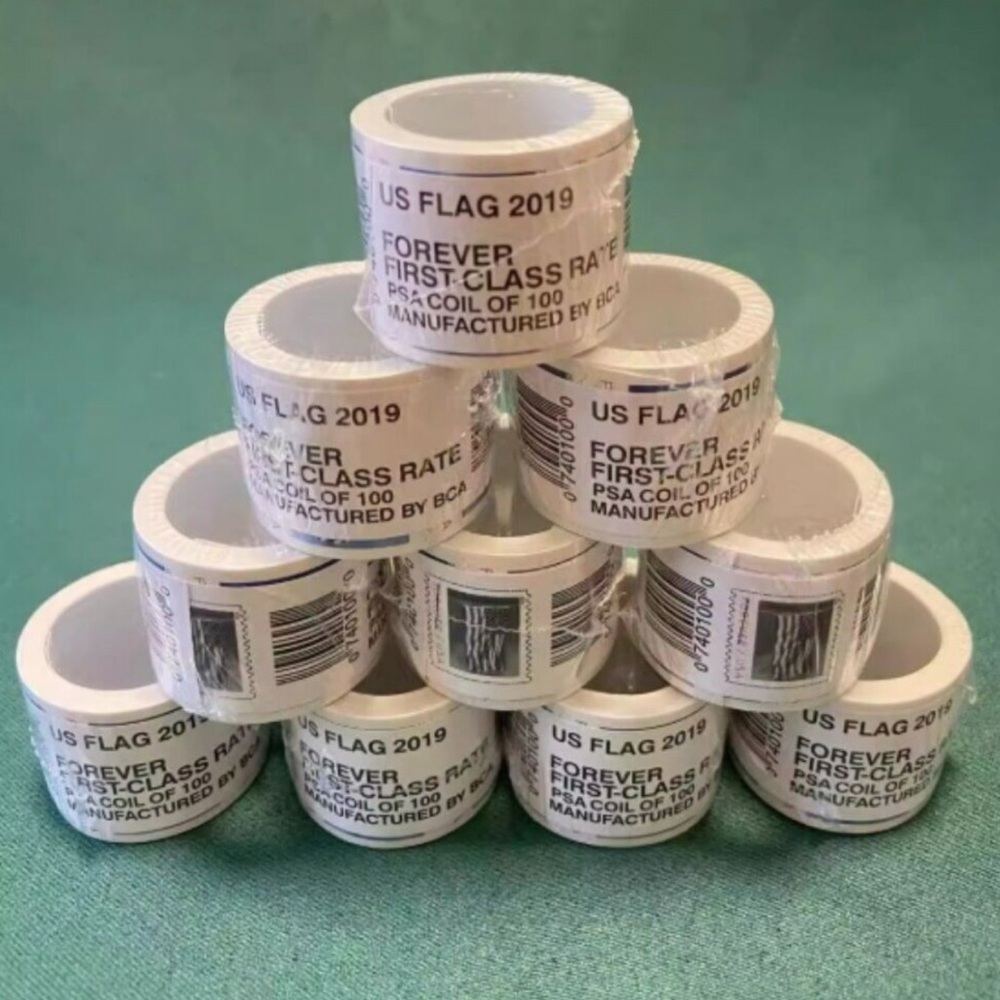 Forever Stamps 2019 ten roll 10 roll = 1000 pcs